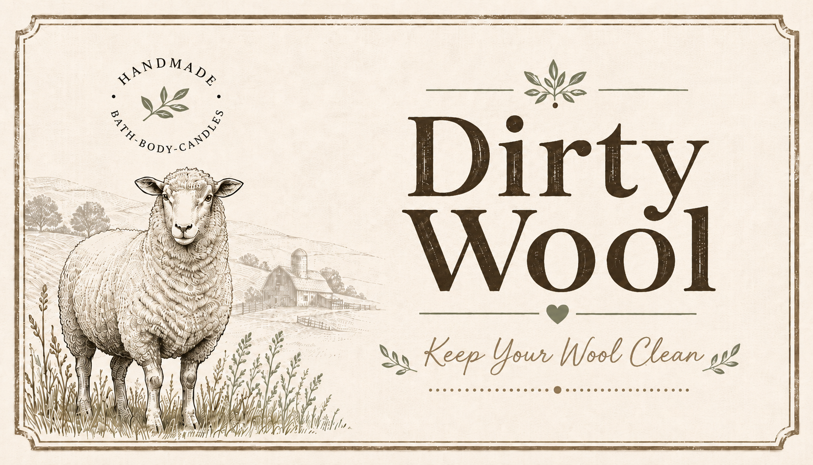Dirty Wool Almond Coconut Premium Handmade Soap