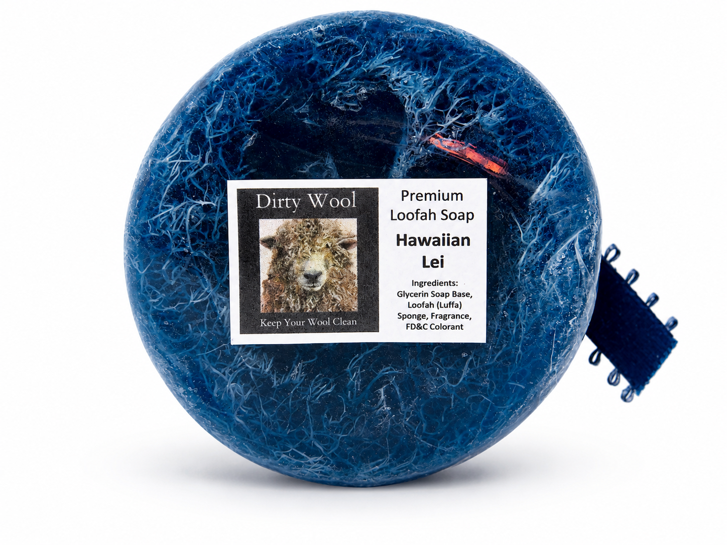 Dirty Wool Hawaiian Lei Loofah Soap