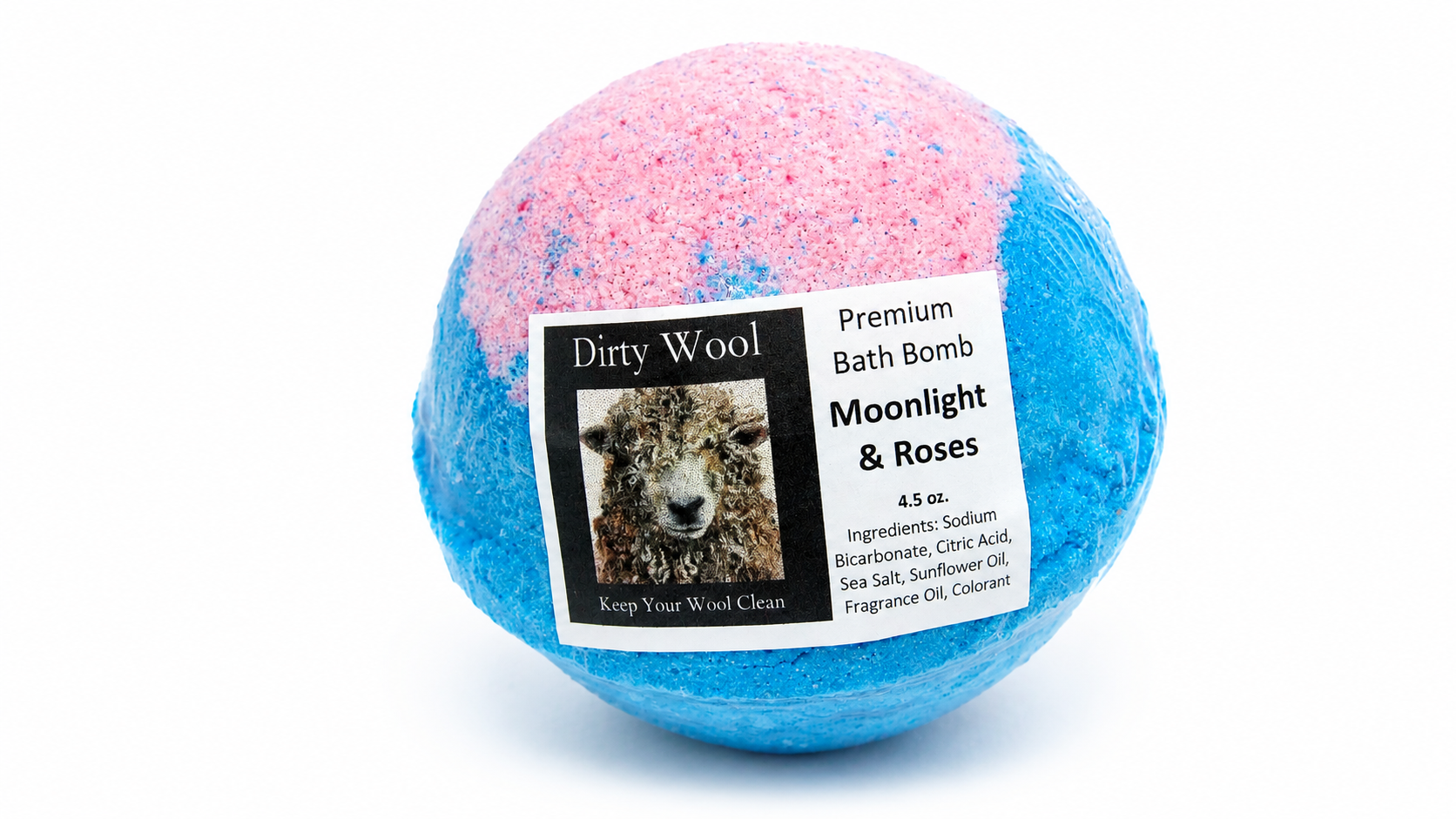 Dirty Wool Moonlight Rose Bath Bomb