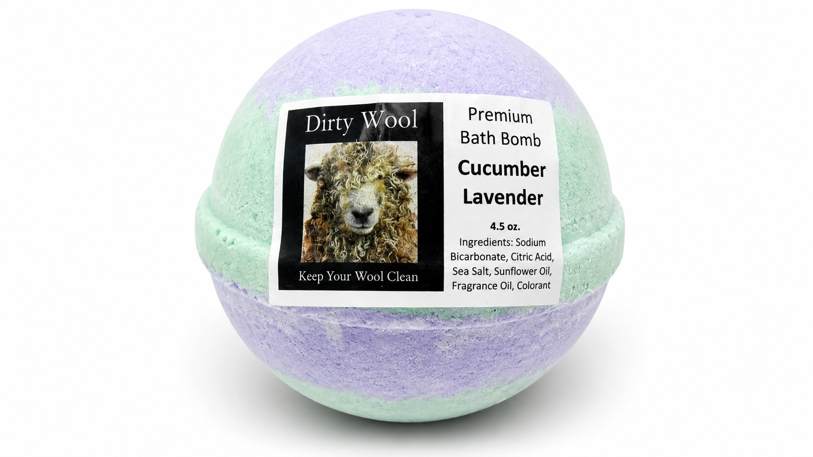 Cucumber Lavendar Bath Bomb