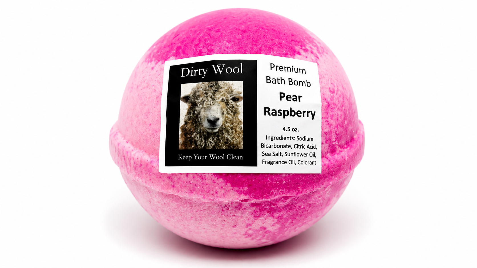Pear Raspberry Bath Bomb