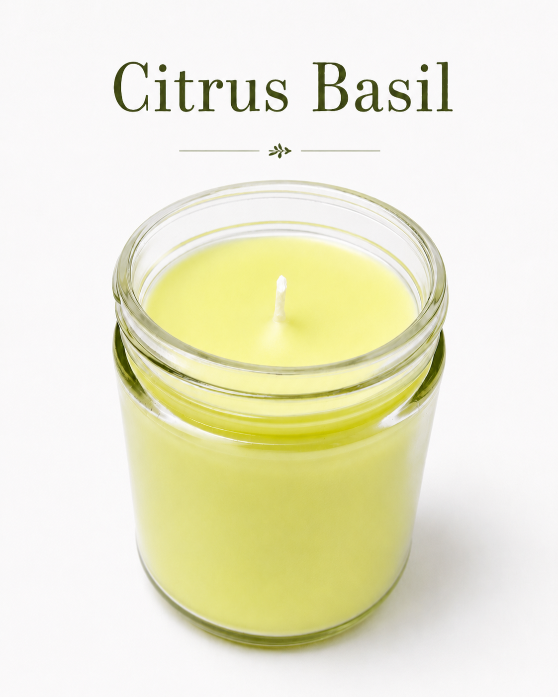 Citrus Basil Candle