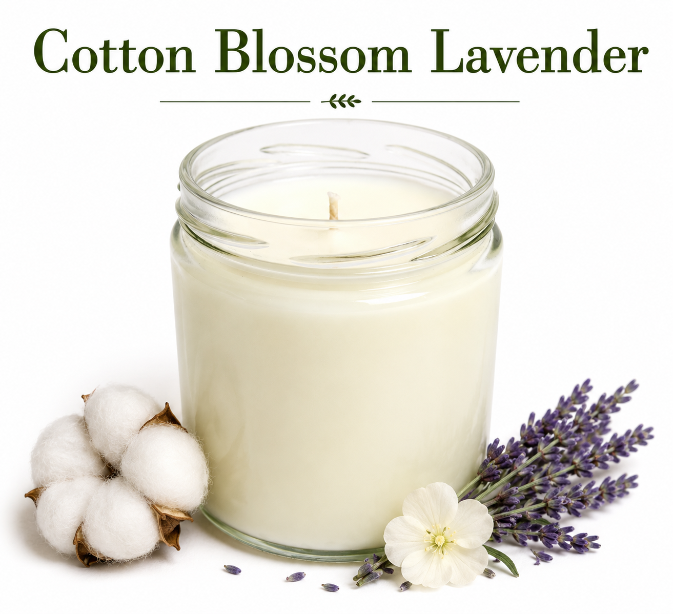 Cotton Blossom Lavender Candle