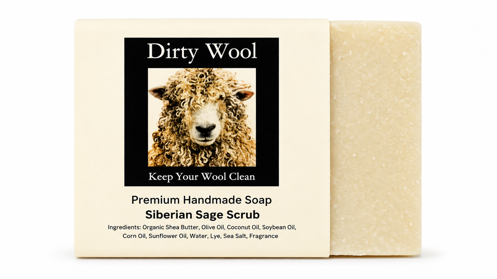 Dirty Wool Siberian Sage Scrub Soap
