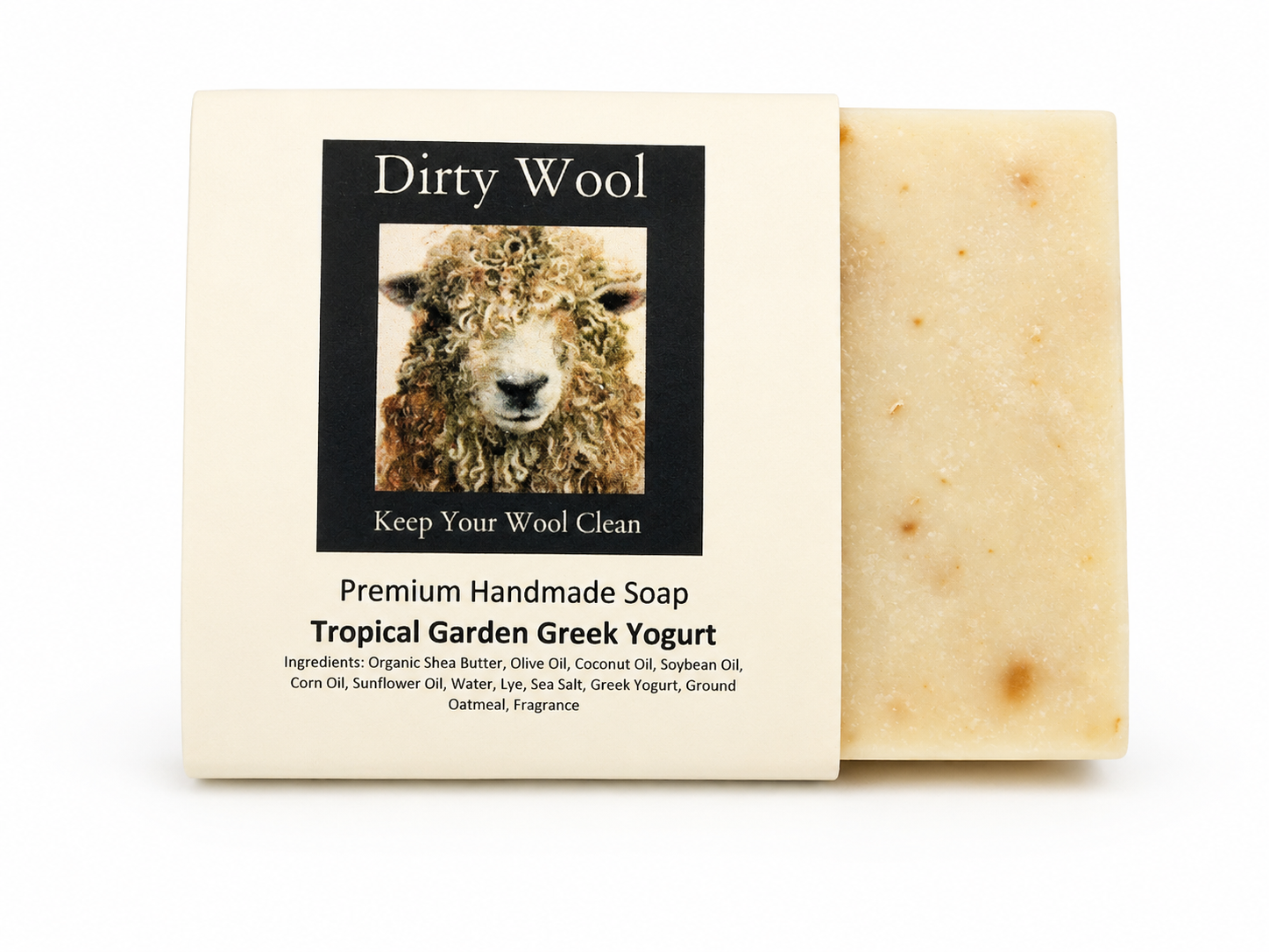 Dirty Wool Tropical Garden Greek Yogurt Soap