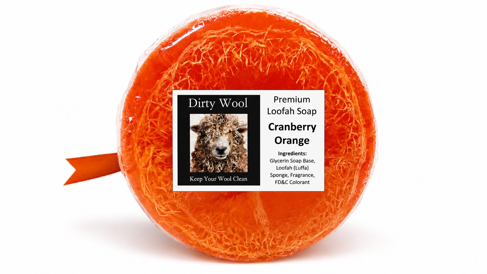 Cranberry Orange Loofah Soap
