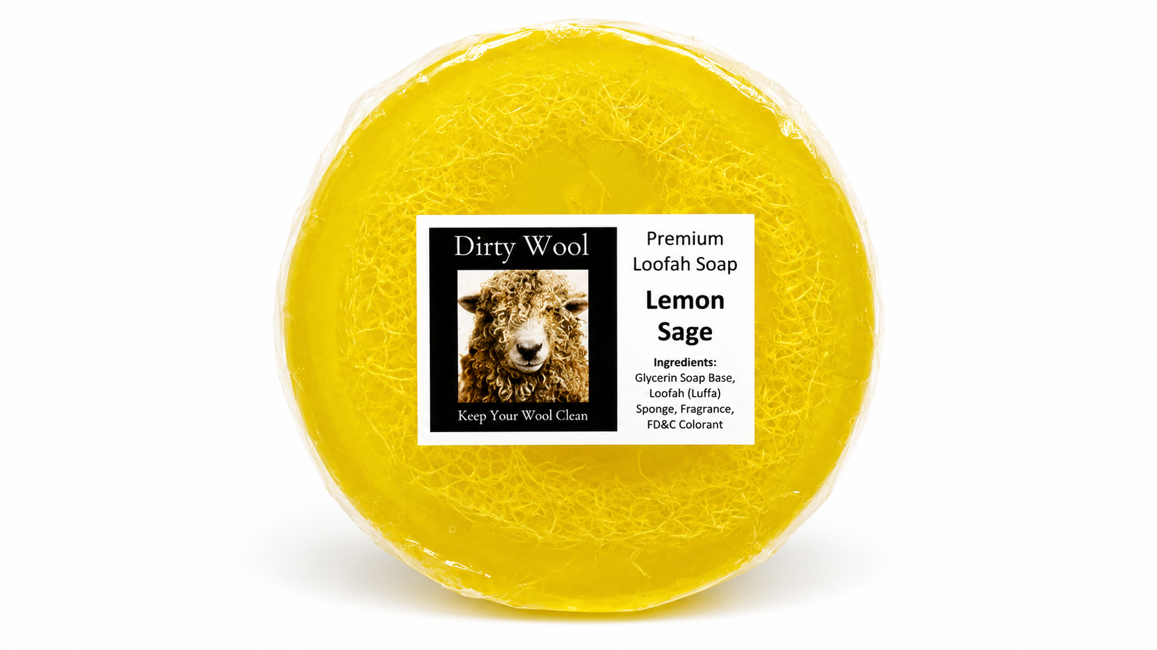 Lemon Sage Loofah Soap
