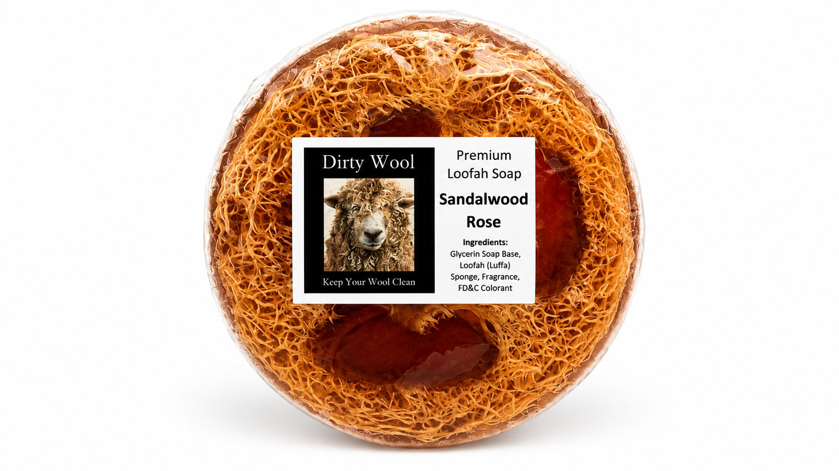 Sandalwood Rose Loofah Soap
